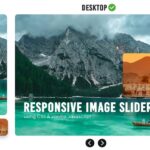 How To Create Responsive Image Slider In HTML CSS & Javascript