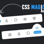 Magic Navigation Menu Indicator using Html CSS & Javascript | Curve Outside Effects 02