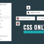 Sliding Sidebar Menu in Html and CSS