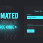 Animated Login Form with Source Code | Login Page using Html CSS