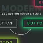 Modern CSS Glowing Button Hover Effects | Html CSS Tutorial