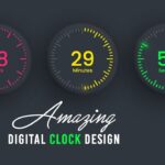 How to Create Working Digital Clock in Html CSS & Javascript