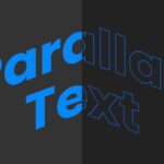 Parallax Text Effects Javascript