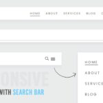 Responsive Navigation Menu with Search Bar | Html CSS & Javascript