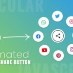 Animated Circular Social Share Menu using Html CSS & Vanilla Javascript