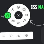 Animated Circular Navigation Menu Magic Indicator using Html CSS & Javascript | CSS Radial Menu