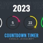 Countdown Timer in Vanilla Javascript | CSS SVG Circle Countdown Time Animation